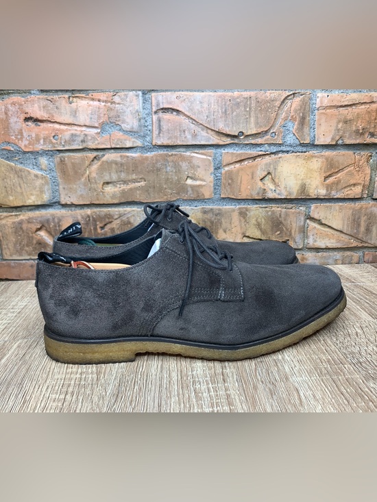 All Saints Leigh Gray Suede Derby Shoes Size 43 10.5US main image 7
